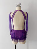 AS / A8 Purple Jazz Broadway Cabaret Dance Costume
