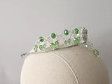 Ballet Tiara - Mint Green and silver