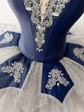 Navy and Silver Tutu size girls 12 to 15