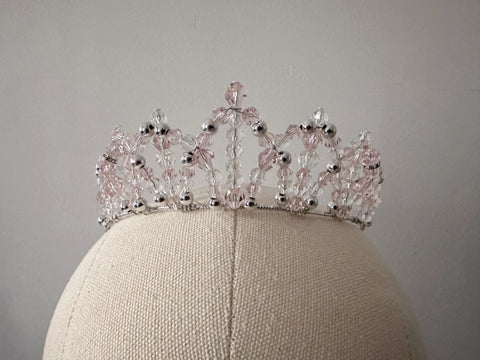 Ballet Tiara - Pink and silver