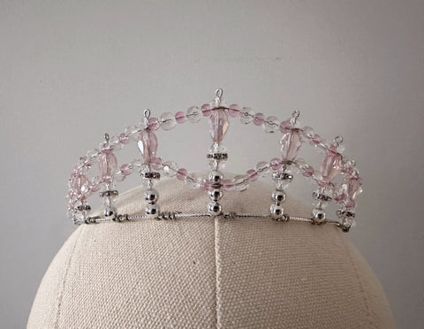 Ballet Tiara - Pink and silver